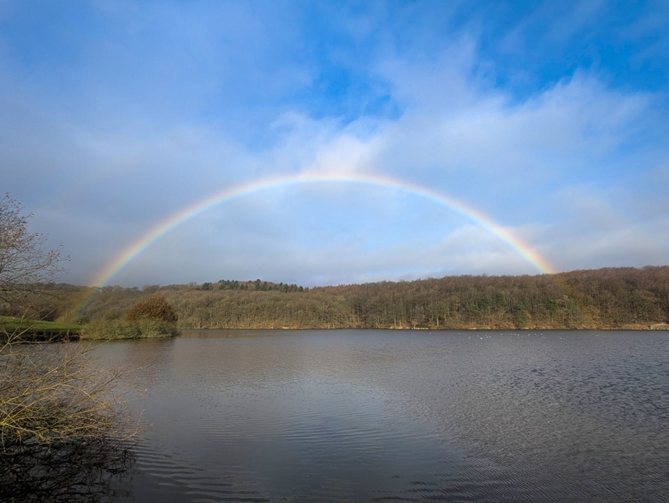 Always appreciate a good rainbow.#rainbow #amazing #walk #getoutside #photography #outdoorescape #hiking #outdooradventures #hikingadventures #outdoorphotography #nature #explore #outdooradventurer #exploremore #instagood #walking #amaturephotography